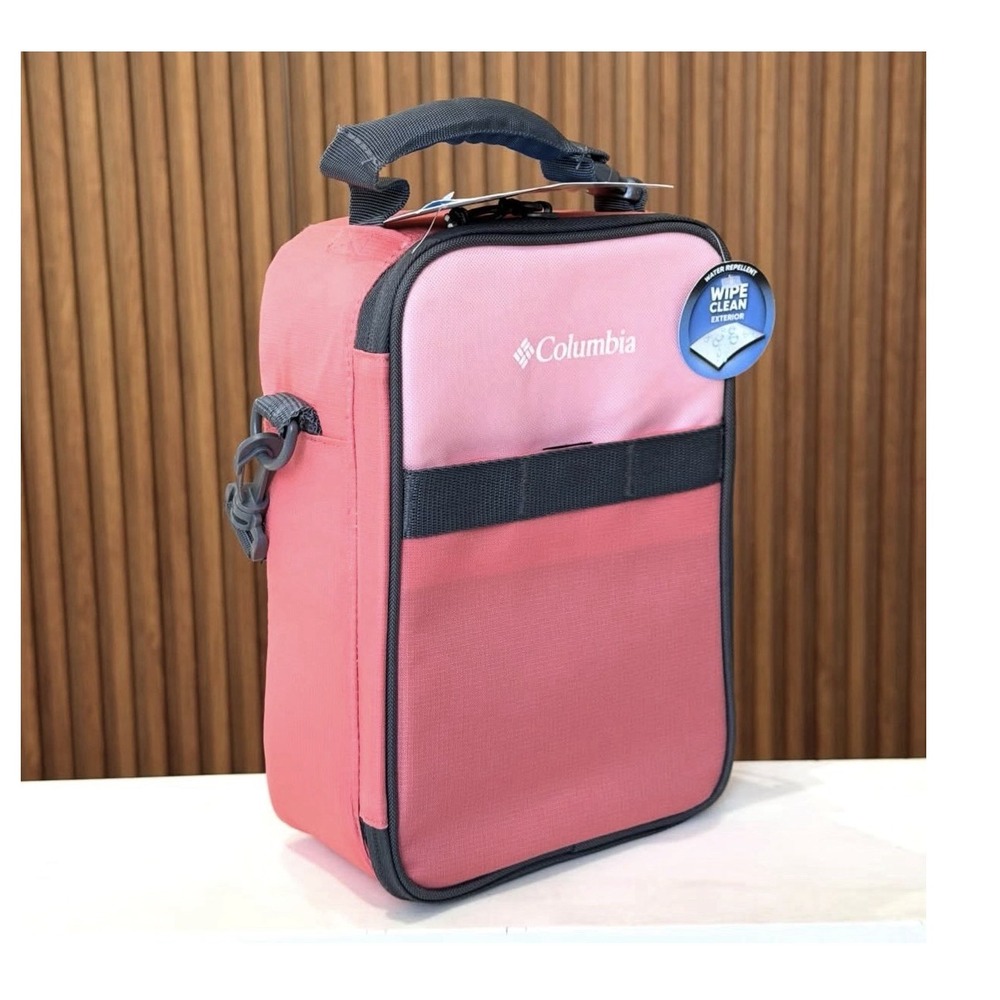 Columbia PFG‎  Insulated Soft Cooler Lunch Bag 9 Can Pink/Coral New